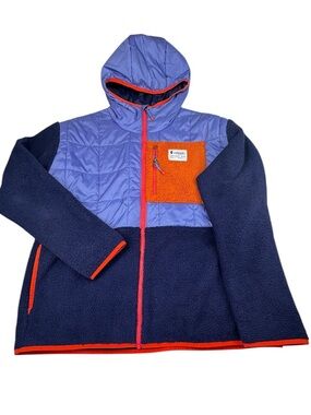!!!!!! SOLD !!!!!!V Blue Trico Hybrid Stretch Hooded Gorpcore Outdoor